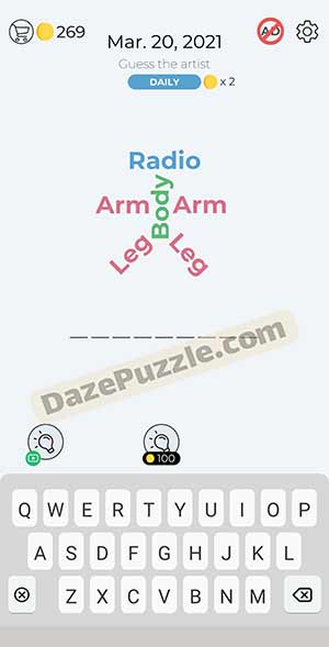 Dingbats march 20 2021 daily puzzle answer