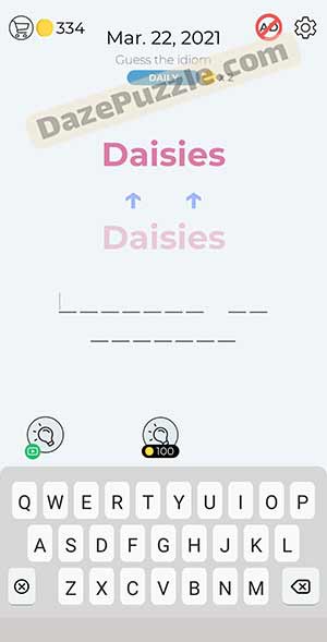 Dingbats march 22 2021 daily puzzle answer
