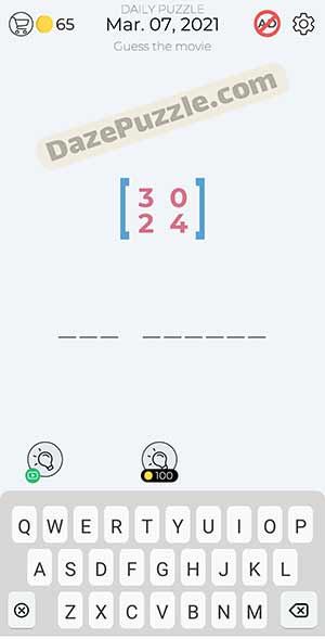 Dingbats march 7 2021 daily puzzle answer