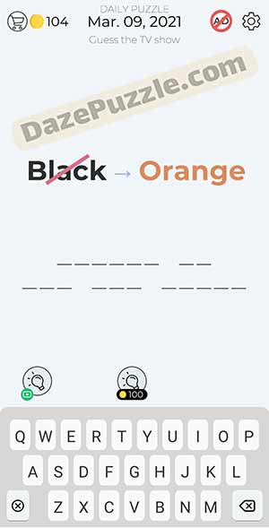 Dingbats march 9 2021 daily puzzle answer