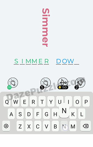 Dingbats Level 372 (Simmer) Answer