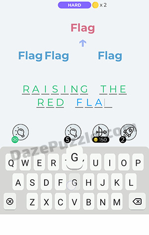 Dingbats Level 381 (Flag) Answer