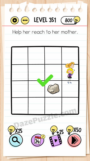 brain test level 351 answer