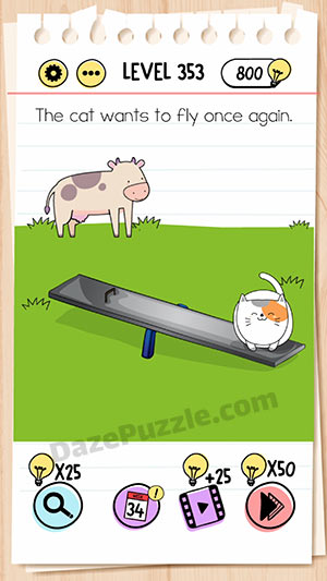 brain test level 353 answer