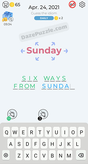 dingbats april 24 2021 daily puzzle answer