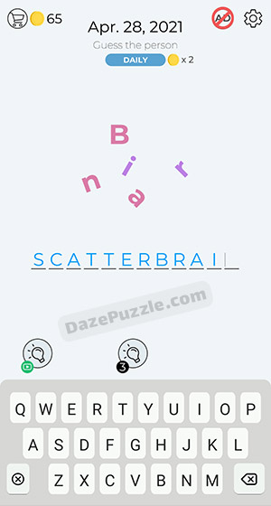 dingbats april 28 2021 daily puzzle answer