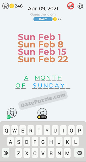 dingbats april 9 2021 daily puzzle answer