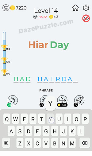 dingbats hard level 14 answer