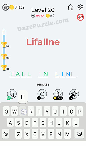 dingbats hard level 20 answer