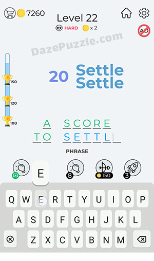 dingbats hard level 22 answer
