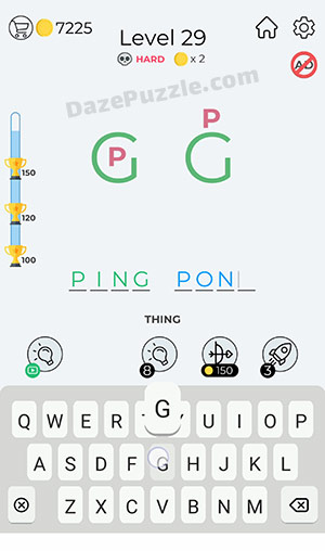 dingbats hard level 29 answer