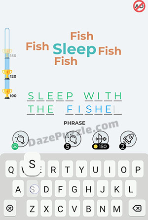 Dingbats Level 391 (Fish Sleep Fish) Answer