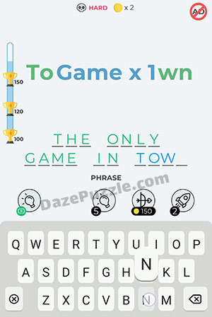 Dingbats Level 395 (To Game x 1wn) Answer