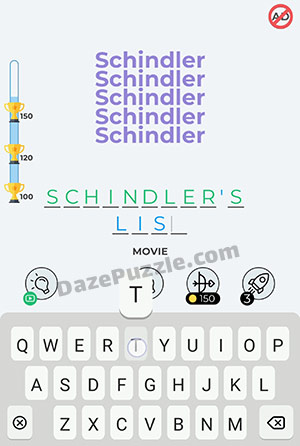 Dingbats Level 397 (Schindler) Answer