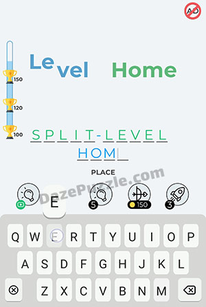 Dingbats Level 400 (Level Home) Answer