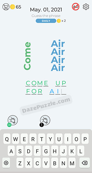 dingbats may 1 2021 daily puzzle answer
