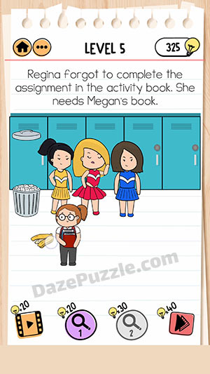 brain test 2 crazy high school level 5 answer