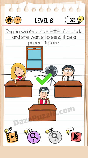 brain test 2 crazy high school level 8 answer