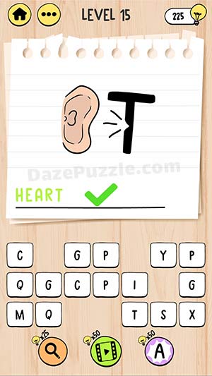 brain test tricky words level 15 answer