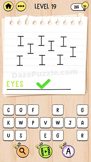 brain test tricky words level 19 answer
