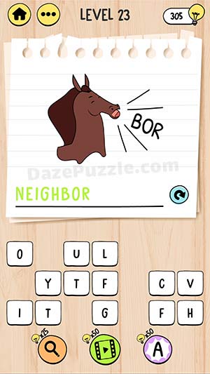 brain test tricky words level 23 answer