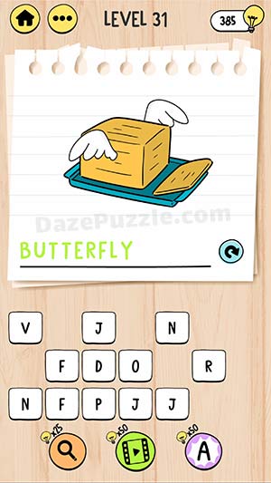 brain test tricky words level 31 answer