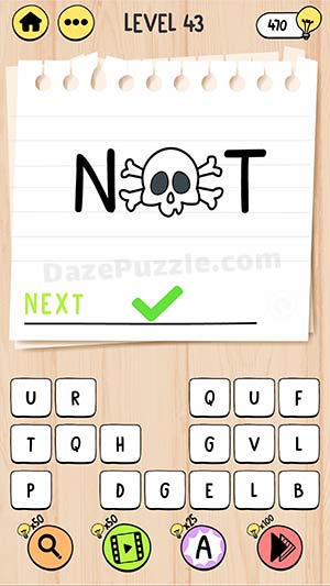 brain test tricky words level 43 answer