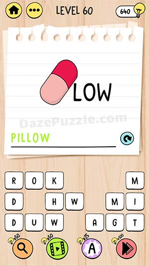 brain test tricky words level 60 answer