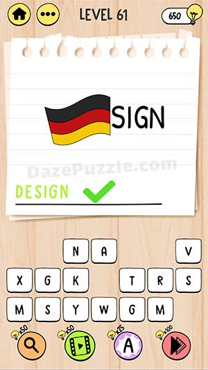 brain test tricky words level 61 answer