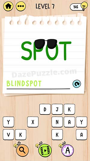 brain test tricky words level 7 answer
