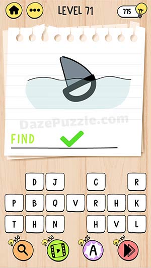 brain test tricky words level 71 answer
