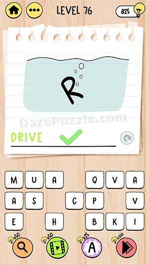 brain test tricky words level 76 answer