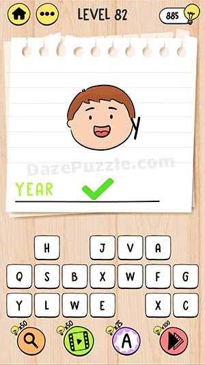brain test tricky words level 82 answer