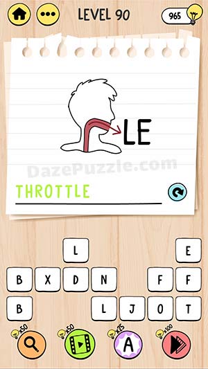brain test tricky words level 90 answer