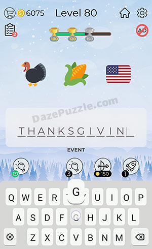 dingbats emoji puzzles level 80 answer