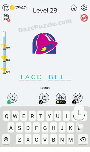 dingbats logo quiz level 28 answer