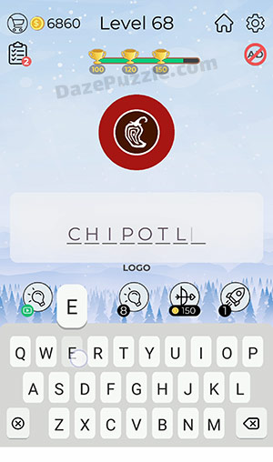 dingbats logo quiz level 68 answer