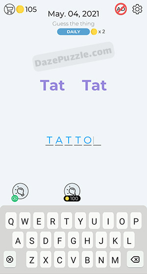 dingbats may 4 2021 daily puzzle answer