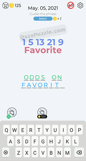 dingbats may 5 2021 daily puzzle answer