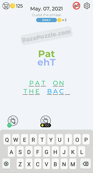 dingbats may 7 2021 daily puzzle answer