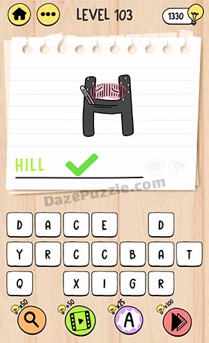 brain test tricky words level 103 answer