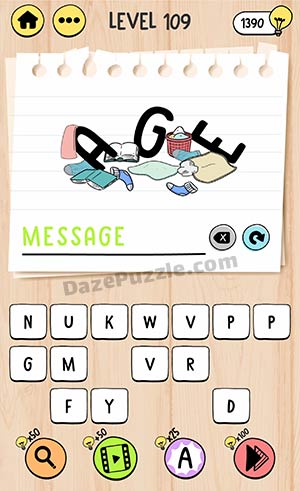 brain test tricky words level 109 answer