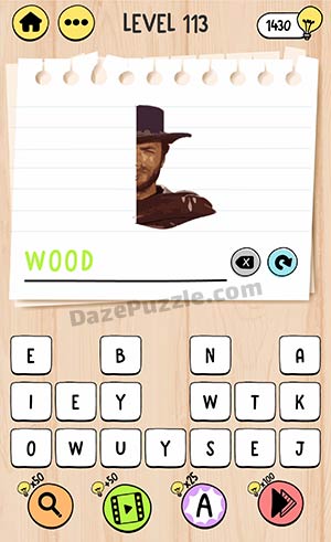 brain test tricky words level 113 answer