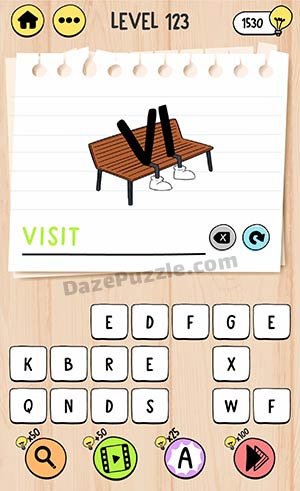 brain test tricky words level 123 answer