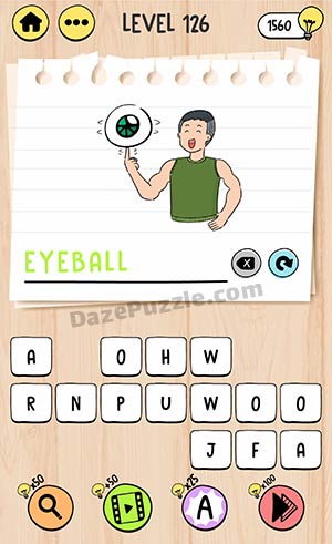 brain test tricky words level 126 answer