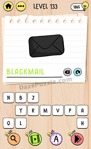 brain test tricky words level 133 answer