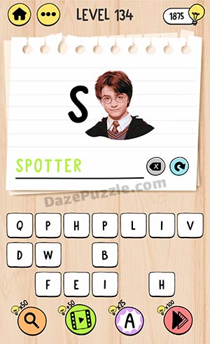 brain test tricky words level 134 answer