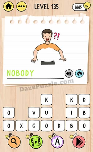 brain test tricky words level 135 answer