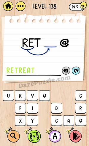 brain test tricky words level 138 answer