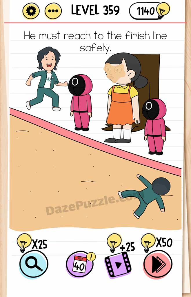 brain test level 359 answer